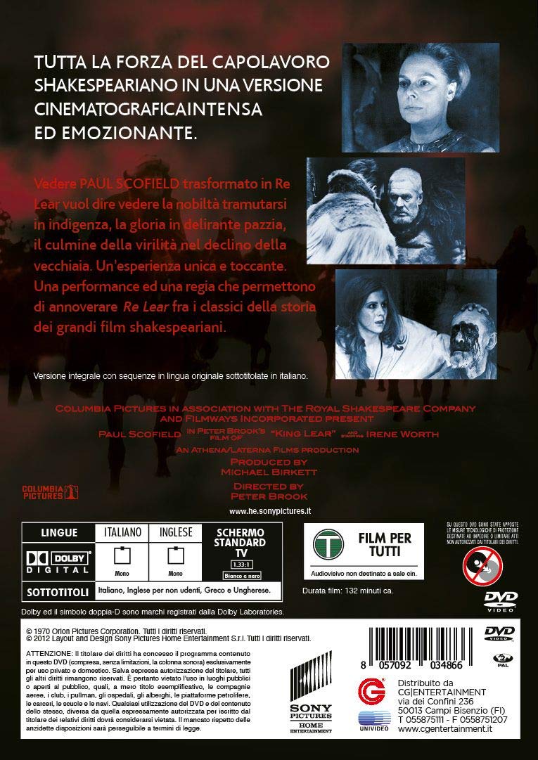 Re Lear - (Italian Import)