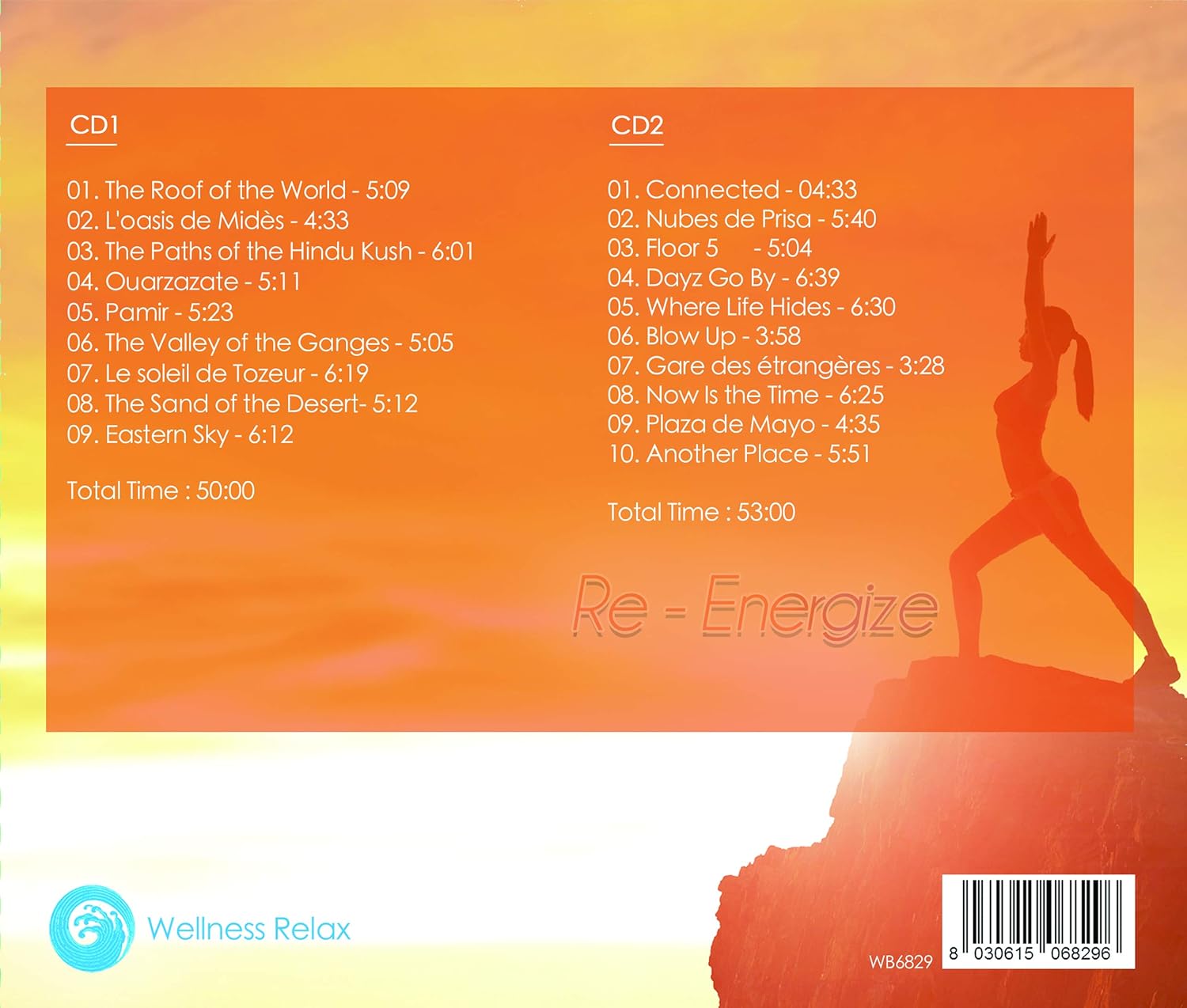 Re- Energize Musica Energetia Ed Energizzante 2 Cd Audio Wellness Relax