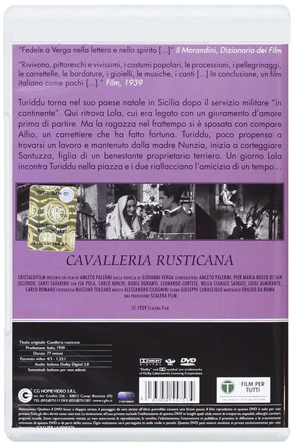 cavalleria rusticana dvd Italian Import