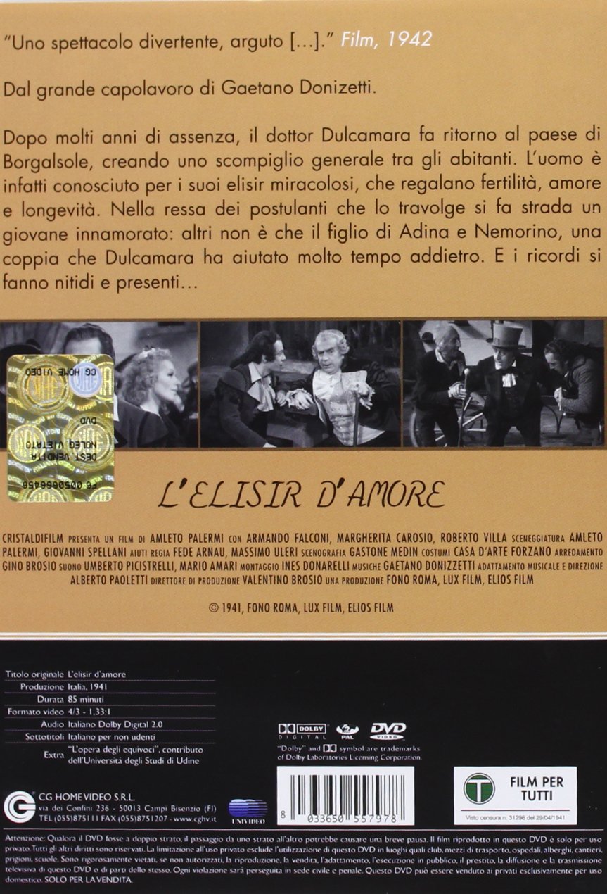 L'Elisir D'Amore