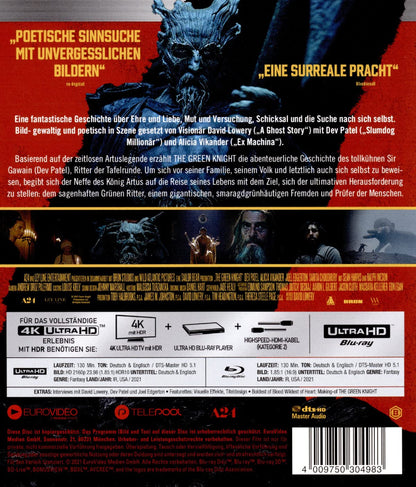 The Green Knight (4k Ultra-HD + Blu-ray 2D