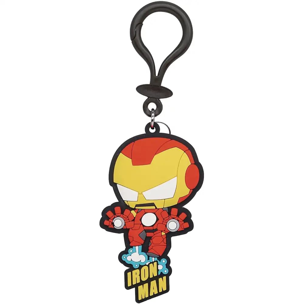 Marvel Iron Man Soft Touch PVC Bag Clip