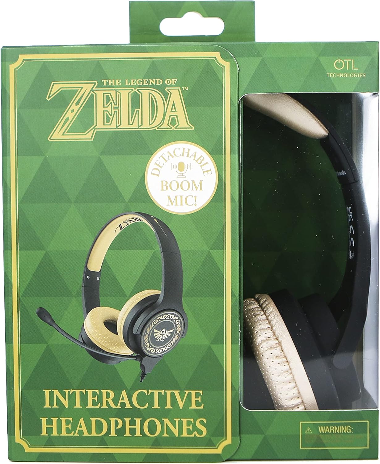 OTL Technologies Zelda interaktiver Kopfhörer, mit Mikorfon & Kabel, für Kinder (offizielles Lizenzprodukt), Kinder (größenverstellbar