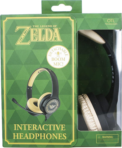 OTL Technologies Zelda interaktiver Kopfhörer, mit Mikorfon & Kabel, für Kinder (offizielles Lizenzprodukt), Kinder (größenverstellbar