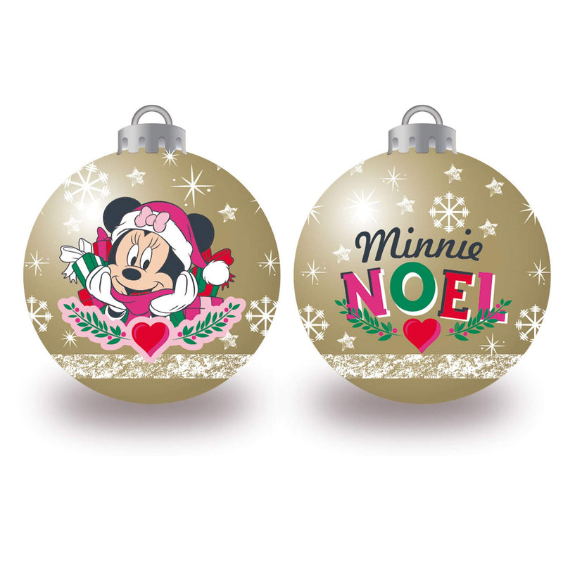 ARDITEX WD14011 Pack of 6 Disney-Minnie Christmas Tree Baubles Diameter 8 cm