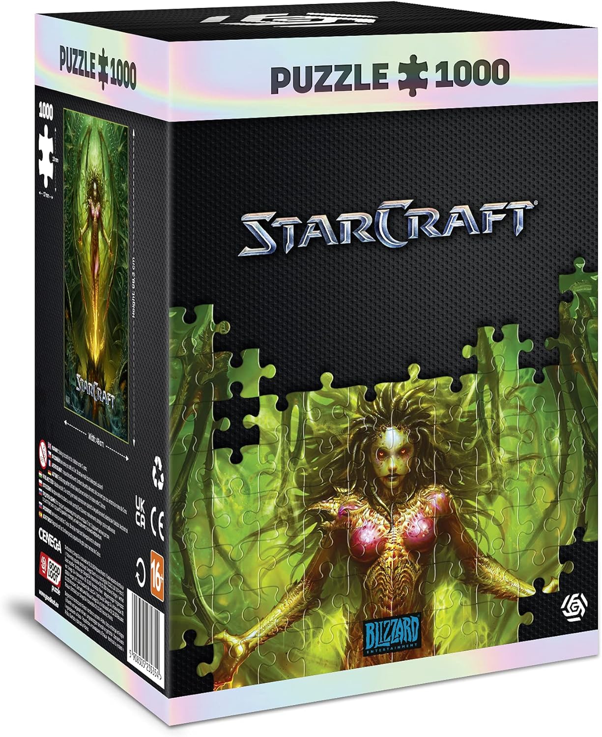 StarCraft II: Kerrigan | 1000 Piece Jigsaw Puzzle | includes Poster and Bag | 68 x 48 | for Adults & Kids Age 14 Years And Up | perfect for Christmas and Birthday Present | Game-Artwork | Premium
