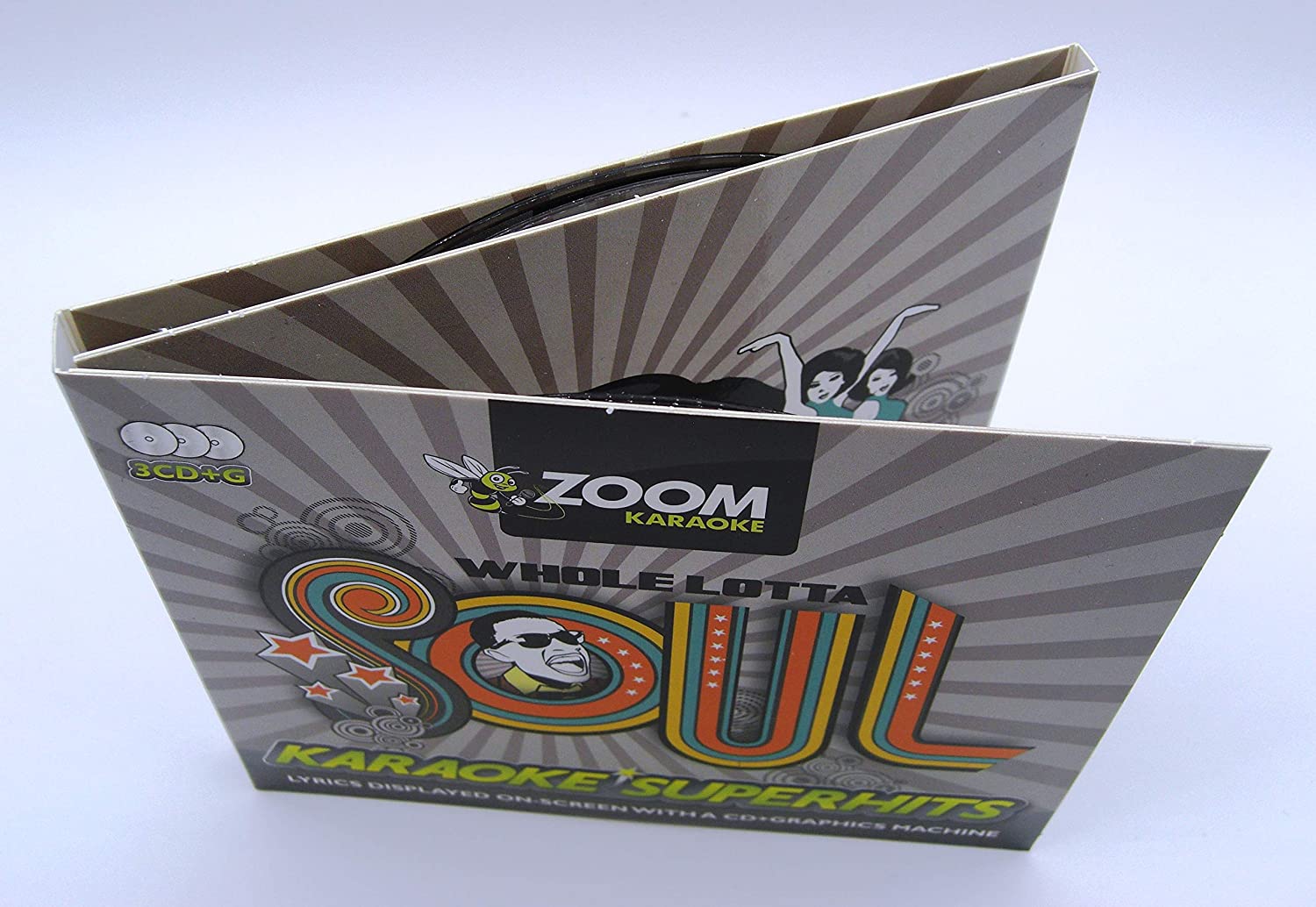Zoom Karaoke CD+G - Whole Lotta Soul & Motown Superhits - Triple CD+G Karaoke Pack