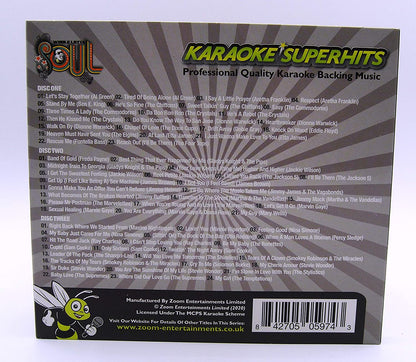 Zoom Karaoke CD+G - Whole Lotta Soul & Motown Superhits - Triple CD+G Karaoke Pack