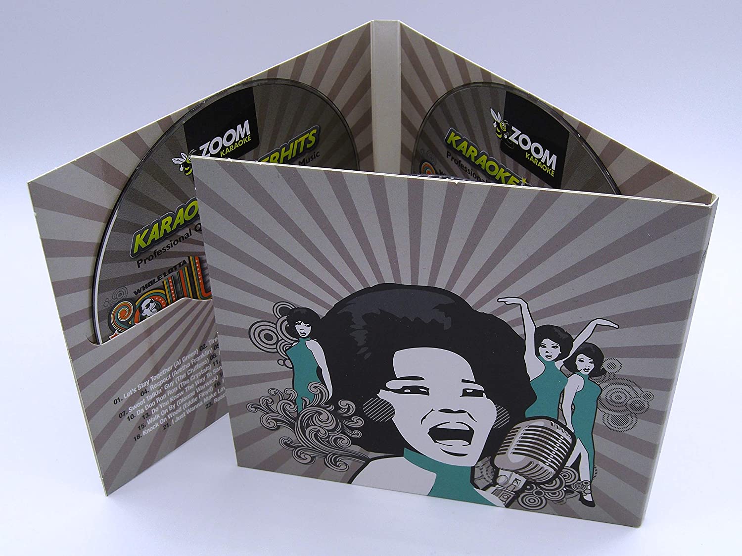 Zoom Karaoke CD+G - Whole Lotta Soul & Motown Superhits - Triple CD+G Karaoke Pack