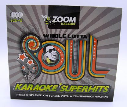 Zoom Karaoke CD+G - Whole Lotta Soul & Motown Superhits - Triple CD+G Karaoke Pack