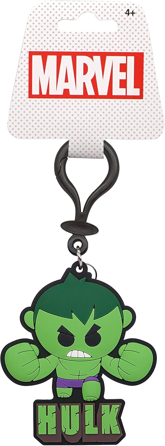 Marvel Hulk Soft Touch PVC Bag Clip