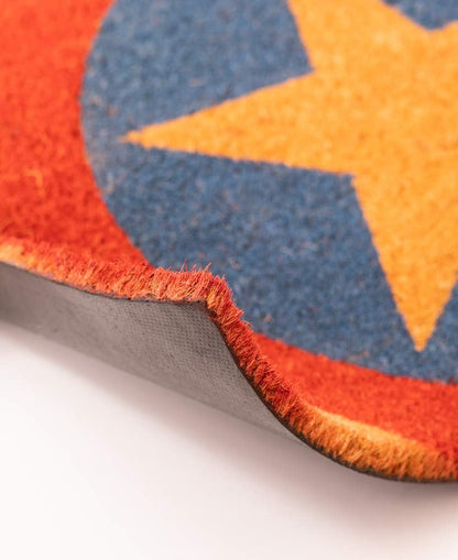 Grupo Erik Marvel Captain America Shield Door Mat | 15.7 x 23.6 inches - 40 x 60 cm | Coconut Coir | Eco Friendly 100% | Indoor Door Mat & Outdoor Door Mat | Marvel Gifts