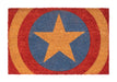 Grupo Erik Marvel Captain America Shield Door Mat | 15.7 x 23.6 inches - 40 x 60 cm | Coconut Coir | Eco Friendly 100% | Indoor Door Mat & Outdoor Door Mat | Marvel Gifts