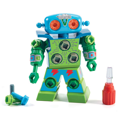 Learning Resources Design & Drill Robot Construction Toy STEM Model Kits Robot Kits Building Toy Gifts for 3 4 5 6 7 Year Old Kids Boys & Girls