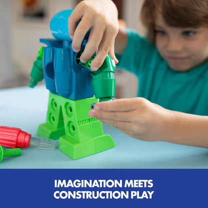 Learning Resources Design & Drill Robot Construction Toy STEM Model Kits Robot Kits Building Toy Gifts for 3 4 5 6 7 Year Old Kids Boys & Girls