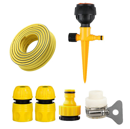 WSCC Sprinkler, 360-degree Automatic Rotating Sprinkler, Green Sprinkler Irrigation Garden Vegetable Field Spray (spray Diameter 16-20m)(Size:20m