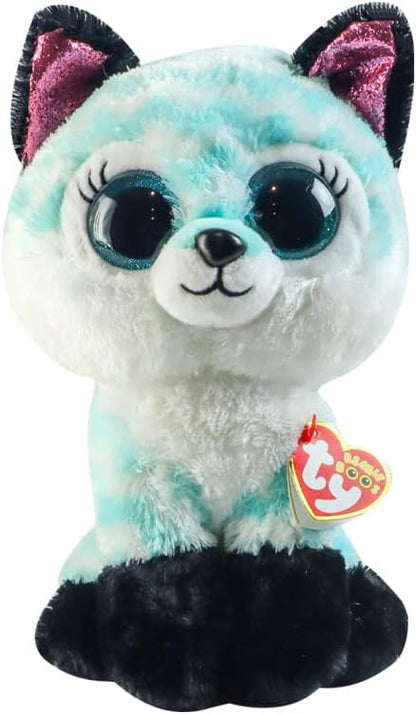 TY 2007520 Atlas Fox Beanie Boo Stuffed Animal, Multicoloured