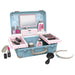 Smoby Kids Beauty Vanity Role Play Case and Roleplay Salon with Stool and Mirror, Vanity Station with Lights and Sounds