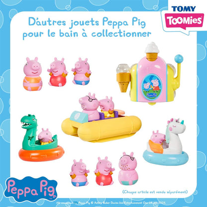 TOMY Toomies Peppa Pig Pull and Go Pedalo, Baby Bath Toys, Kids Bath Toys for Water Play, Fun Bath Accessories for Babies & Toddlers, Suitable for 18 Months, 2, 3 & 4 Year Olds