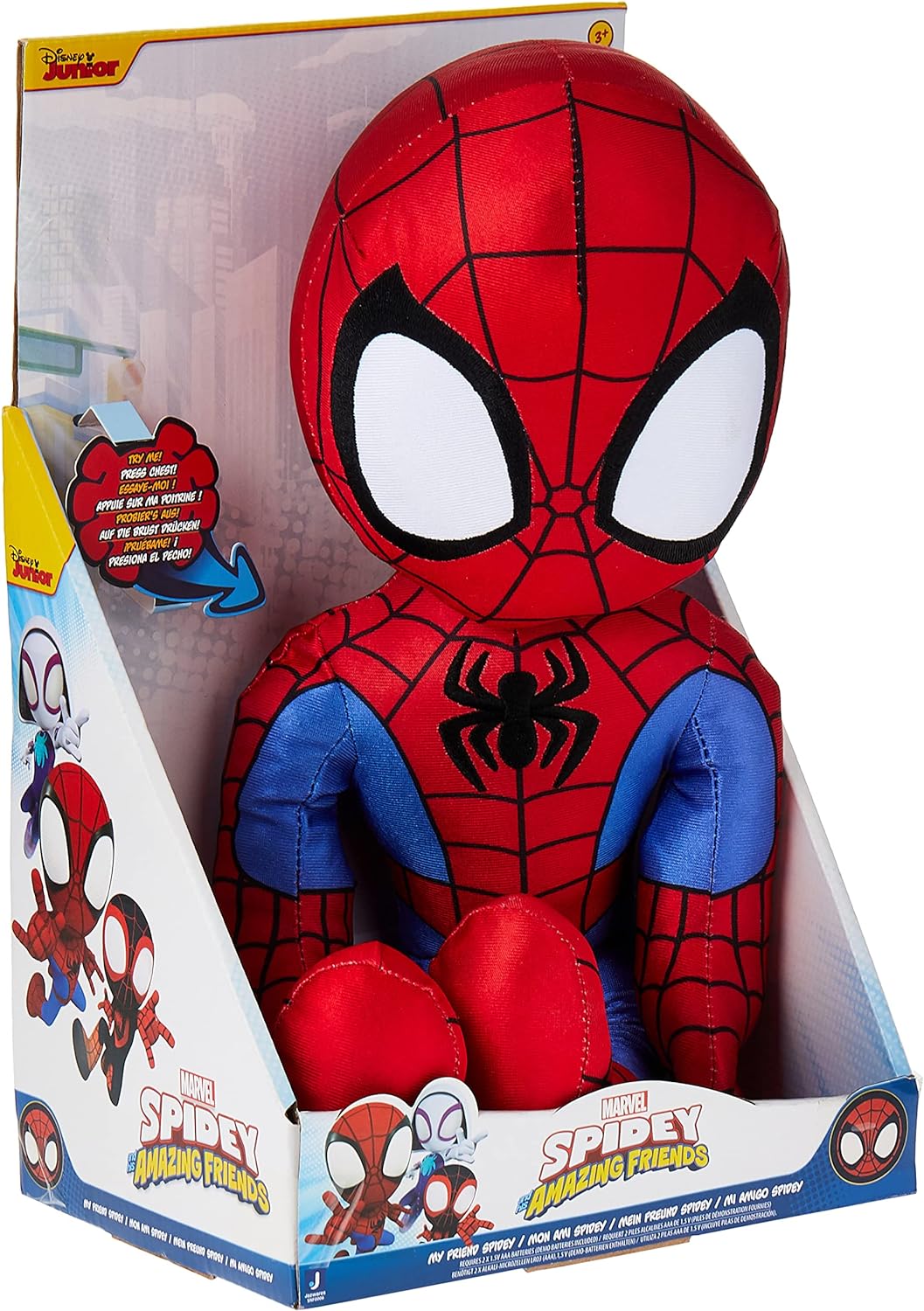 Toy Partner - Spidey Plush with Sounds (Spiderman), Multicolor (SNF0006