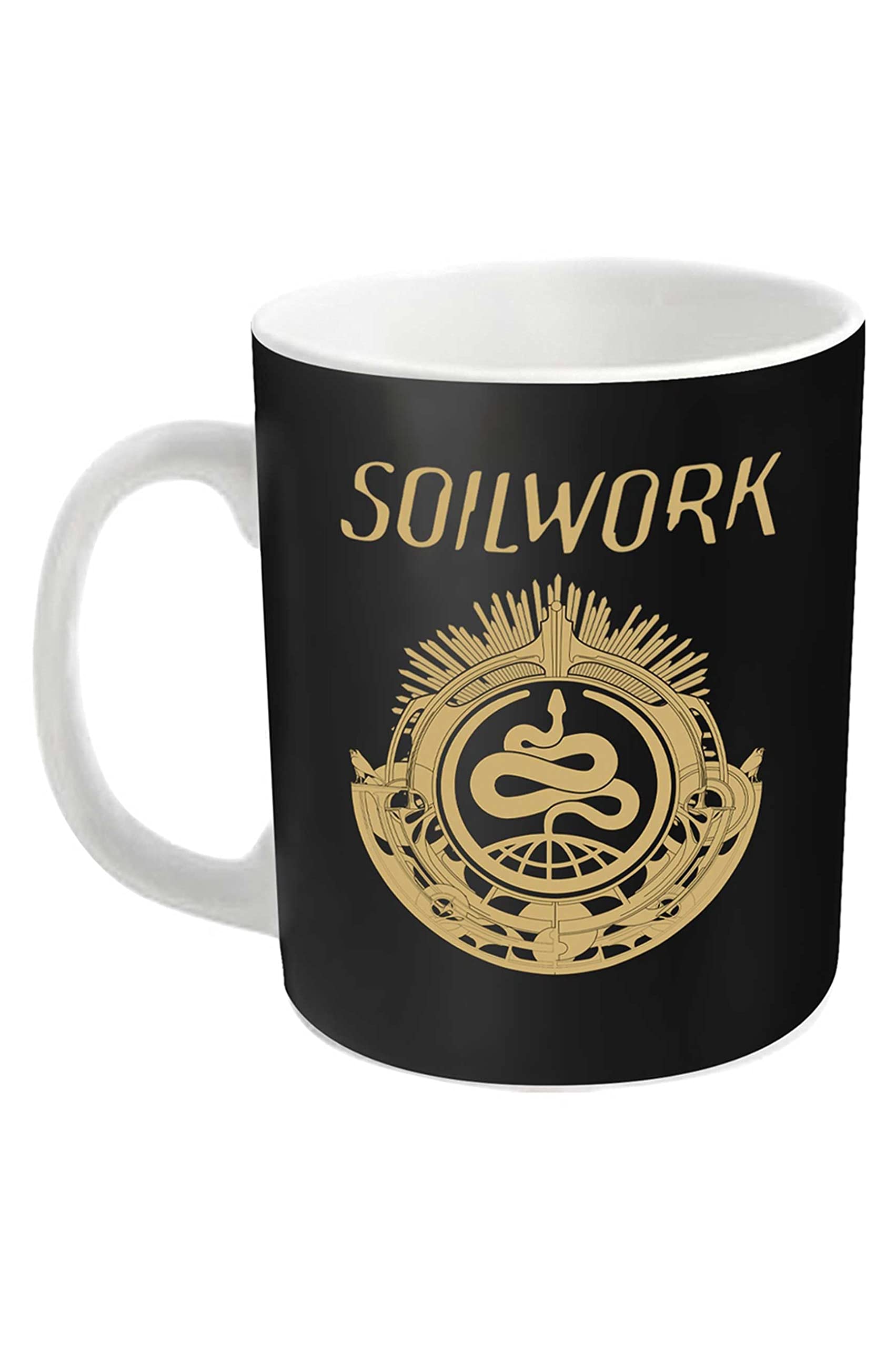 Soilwork Mug Snake Band Logo Official White Boxed One Size