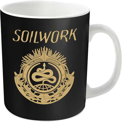 Soilwork Mug Snake Band Logo Official White Boxed One Size