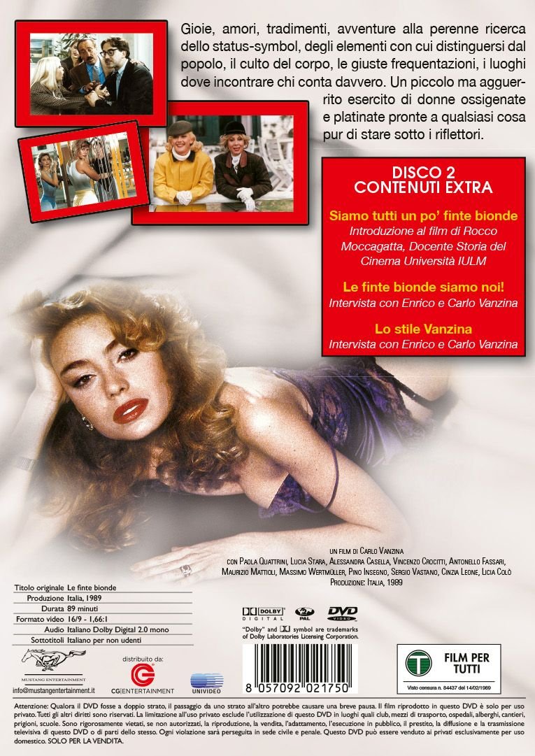 le finte bionde DVD Italian Import
