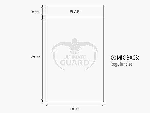 Ultimate Guard Comic Bags (Regular, Transparent