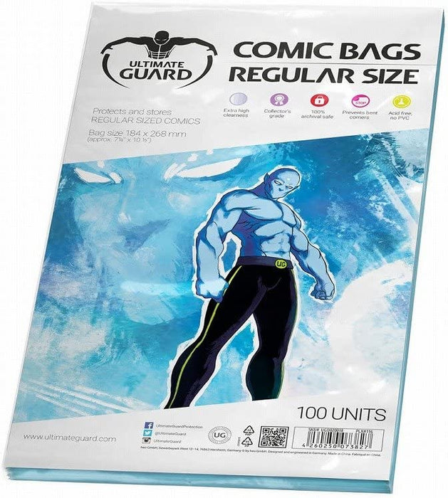 Ultimate Guard Comic Bags (Regular, Transparent