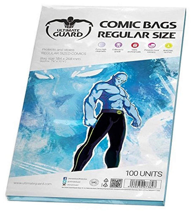 Ultimate Guard Comic Bags (Regular, Transparent