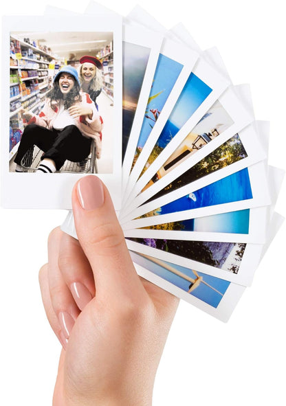 instax mini instant film, white border, 10 shot pack, suitable for all instax mini cameras and printers