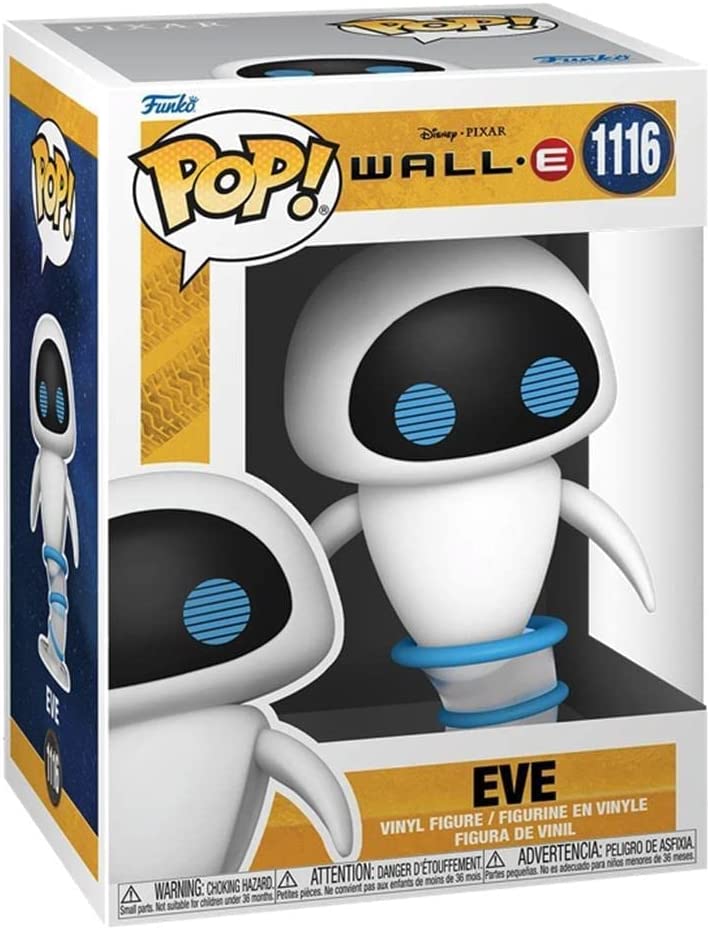 Funko POP! Disney: Wall-E - Eve Flying - Collectable Vinyl Figure - Gift Idea - Official Merchandise - Toys for Kids & Adults - Movies Fans - Model Figure for Collectors and Display