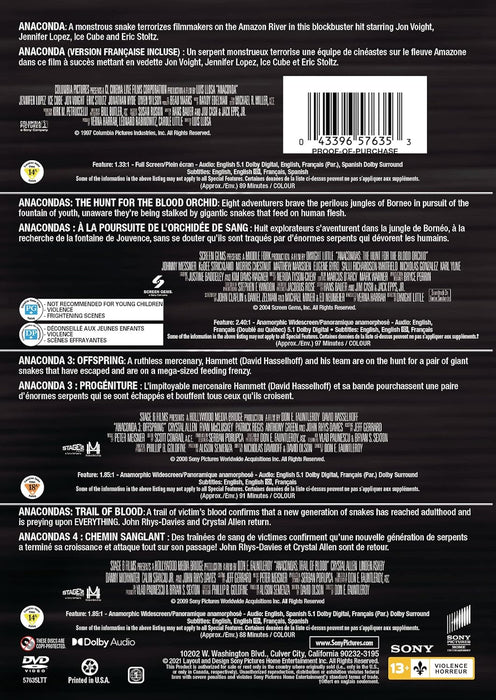 Anaconda: 4-Movie Collection
