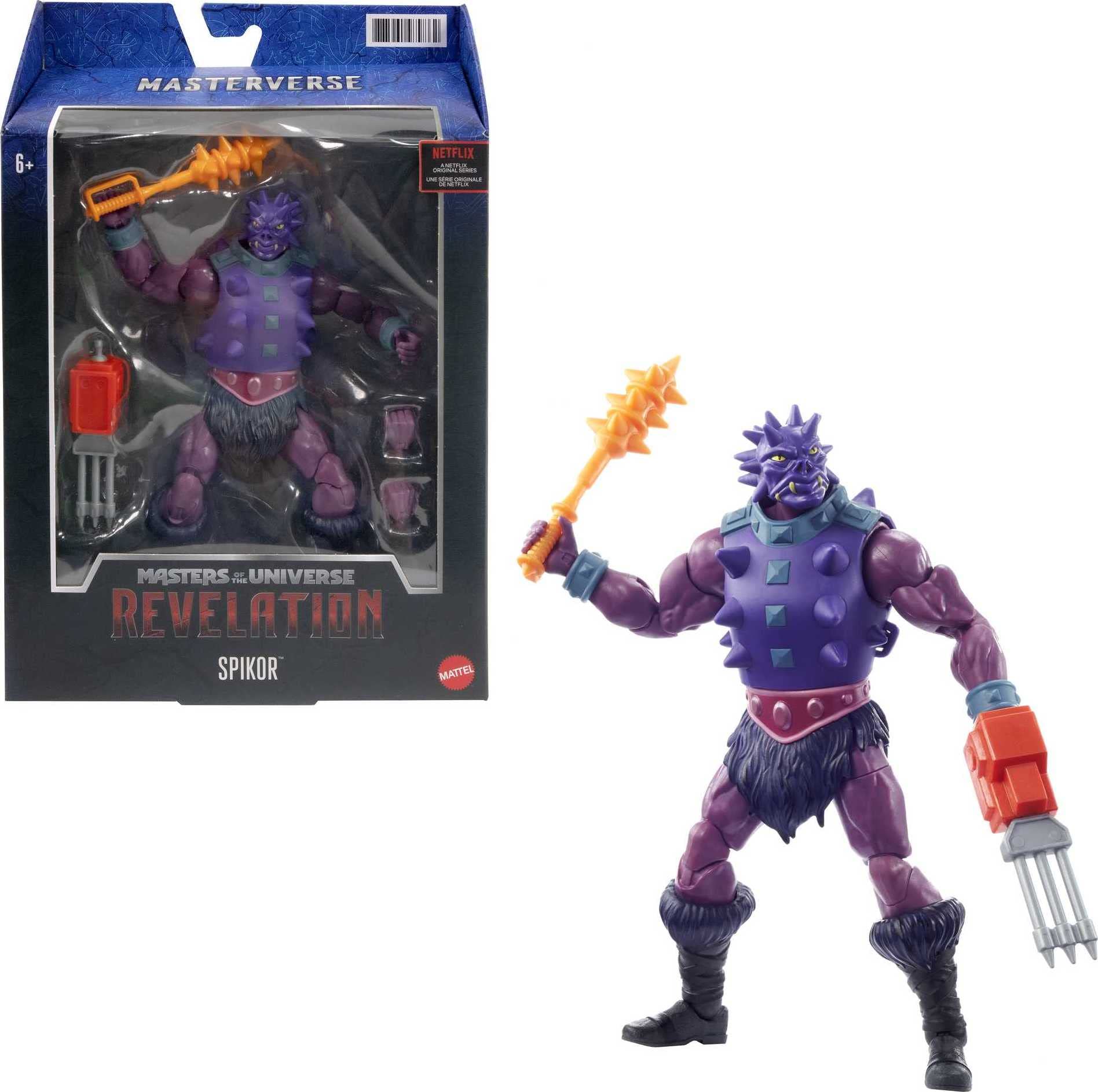 Masters of the Universe (Masters del Universo Revelation) Figura Spikor, muñeco articulado de juguete (Mattel GYV14
