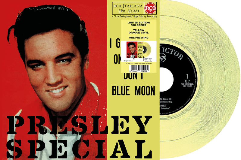 I GOT STUNG - 7 - YELLOW VINYL-PRESLEY ELVIS