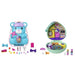 Polly Pocket Teddy Bear Purse Compact, 2 Micro Dolls & GTN15 Hedgehog Cafe Compact, Micro Polly Doll & Friend Doll, 2 Animal Figures, Great Gift for Ages 4 Years Old & Up