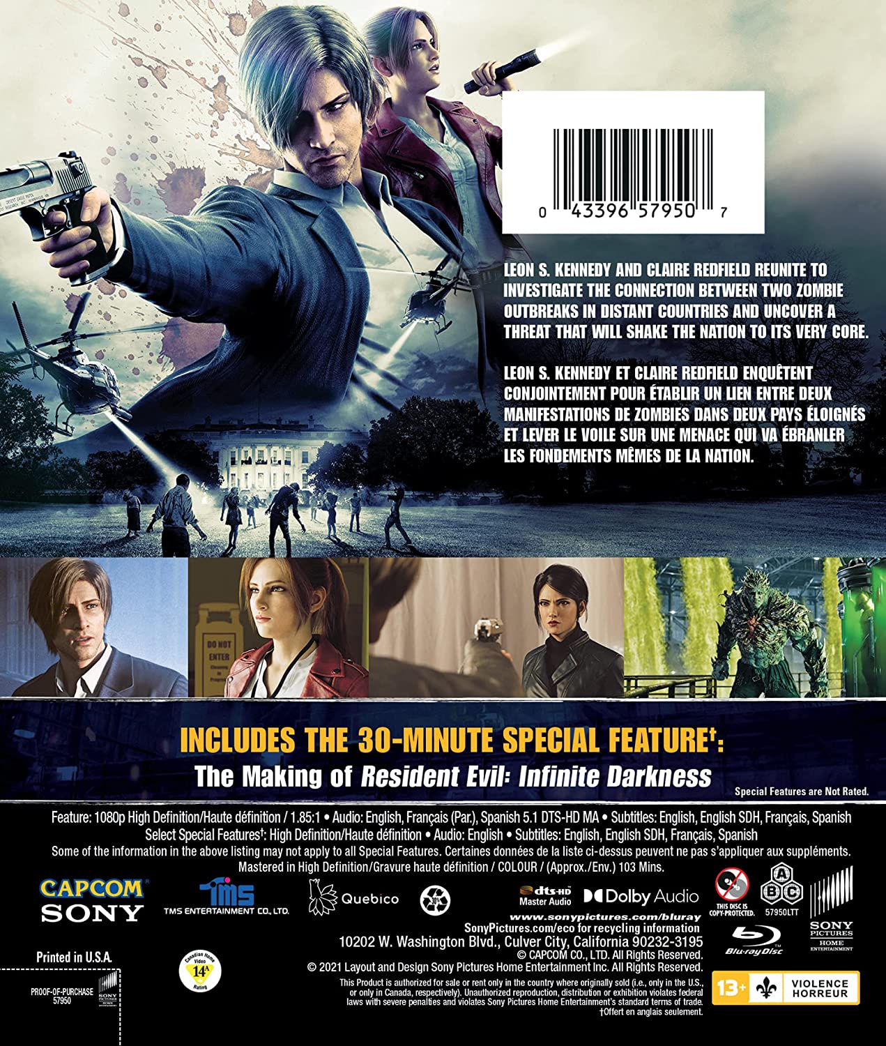 Resident Evil: Infinite Darkness - Season 01  (Bilingual)