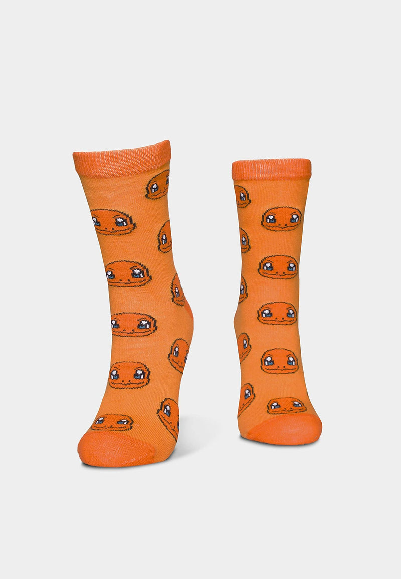 Pokémon Pikachu Glumanda Evoli Socken Unisex Socken multicolor Fan-Merch, Gaming, Sport, Streetwear