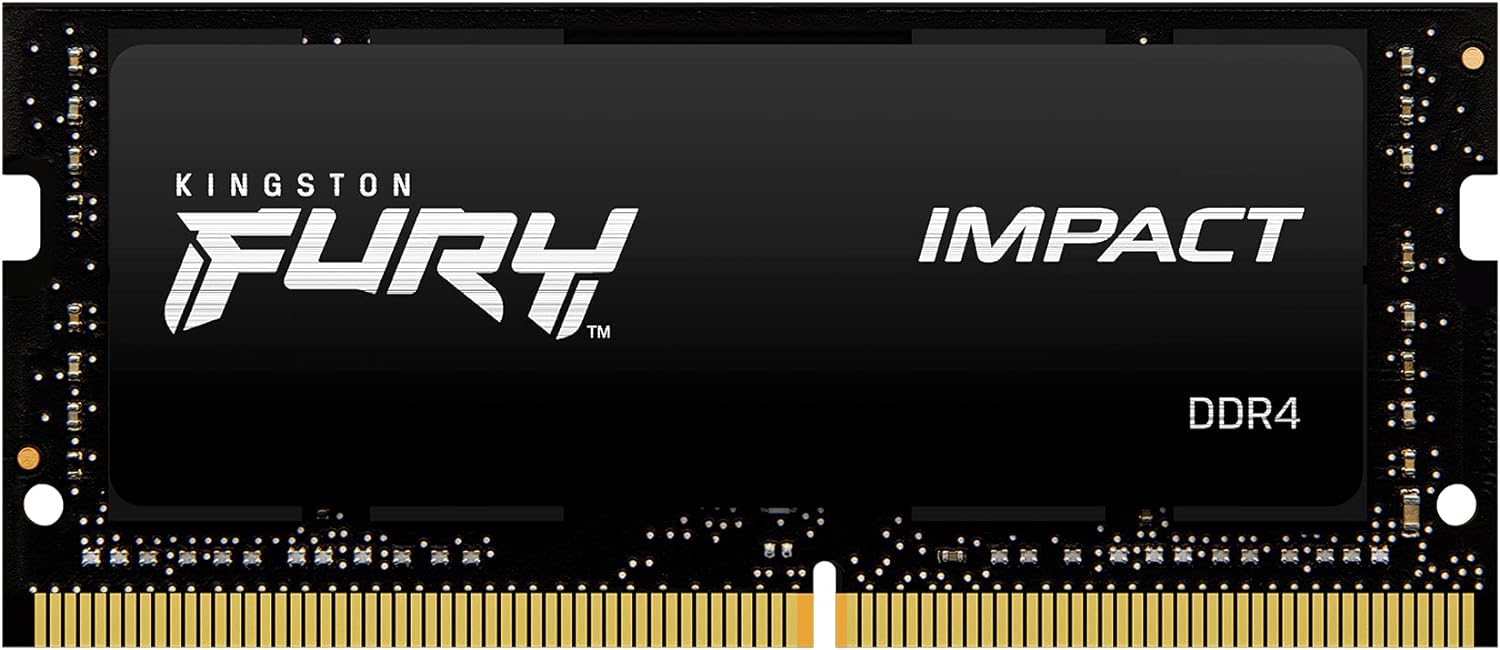 Kingston FURY Impact 16 (2 x 8 GB) 3200MHz DDR4 CL20 Laptop Memory Kit of 2 KF432S20IBK2/16