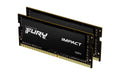 Kingston FURY Impact 16 (2 x 8 GB) 3200MHz DDR4 CL20 Laptop Memory Kit of 2 KF432S20IBK2/16