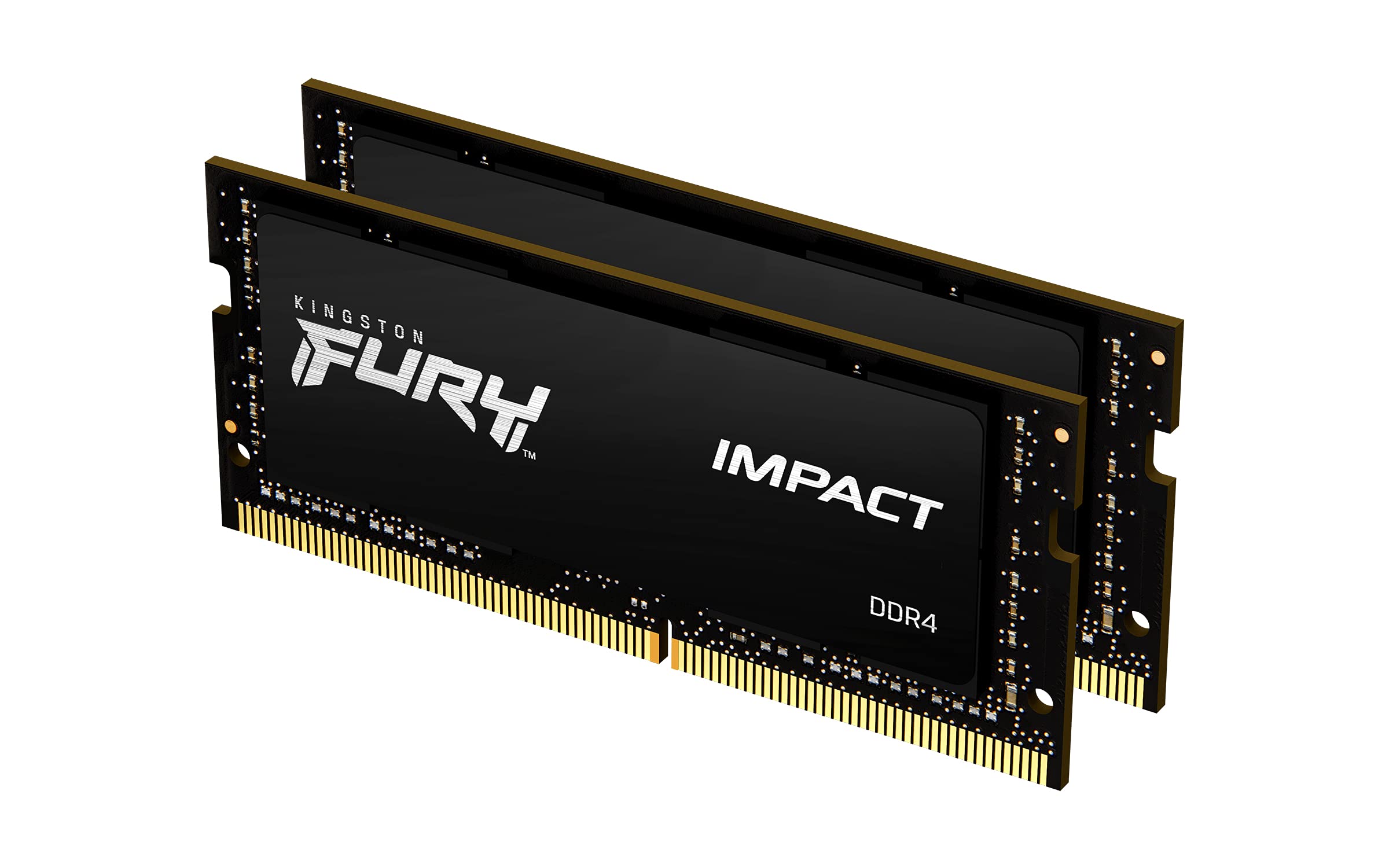 Kingston FURY Impact 16 (2 x 8 GB) 3200MHz DDR4 CL20 Laptop Memory Kit of 2 KF432S20IBK2/16
