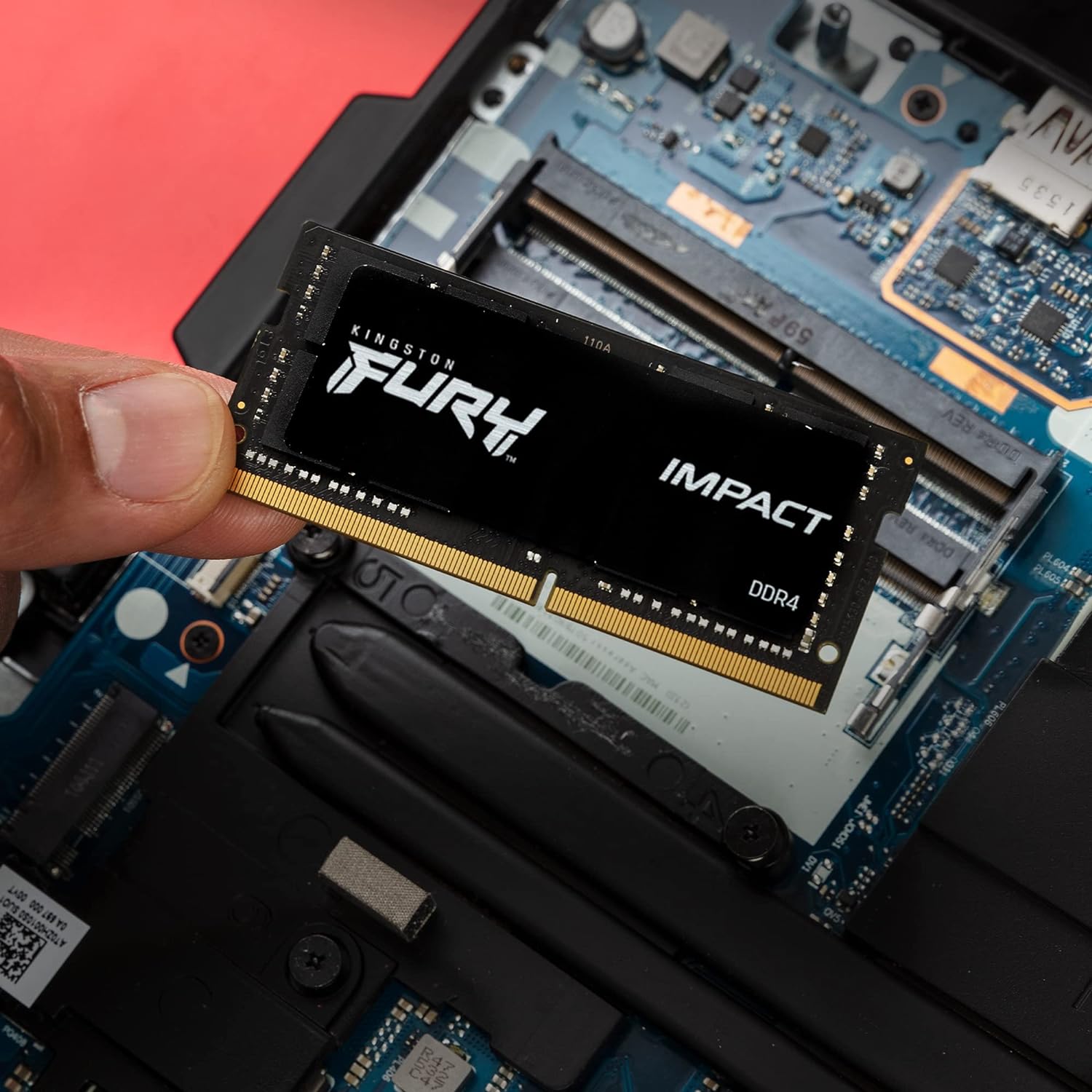 Kingston FURY Impact 16 (2 x 8 GB) 3200MHz DDR4 CL20 Laptop Memory Kit of 2 KF432S20IBK2/16
