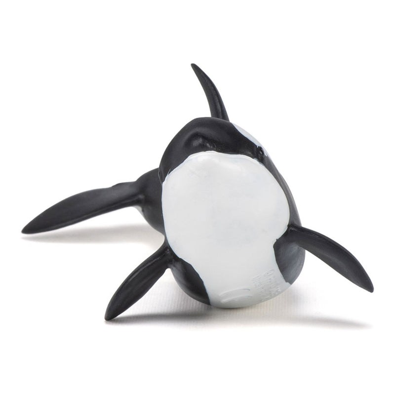 PAPO Marine Life Killer Whale Calf Toy Figure, Black/White (56040)