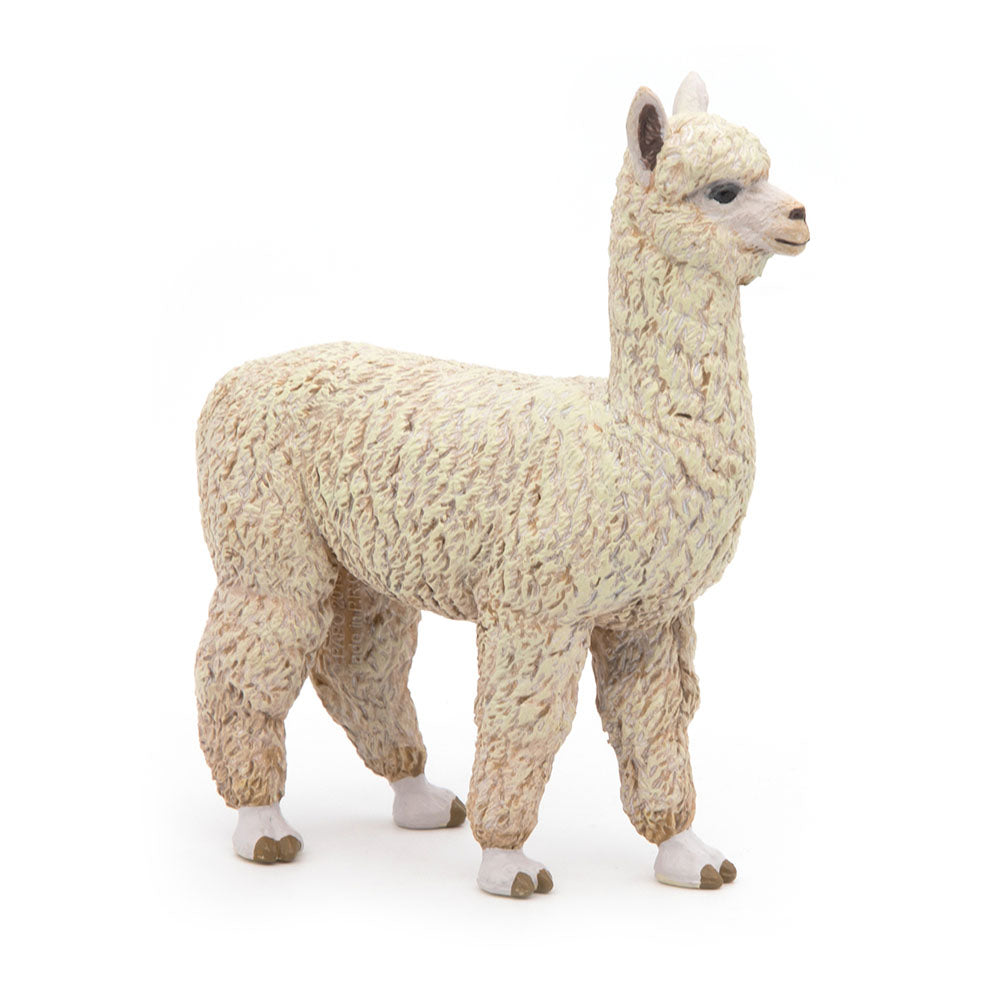 PAPO Wild Animal Kingdom Alpaca Toy Figure, White (50250)