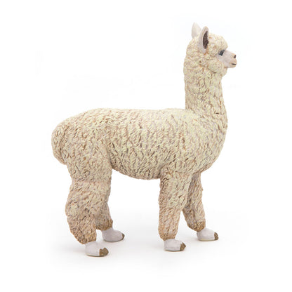 PAPO Wild Animal Kingdom Alpaca Toy Figure, White (50250)