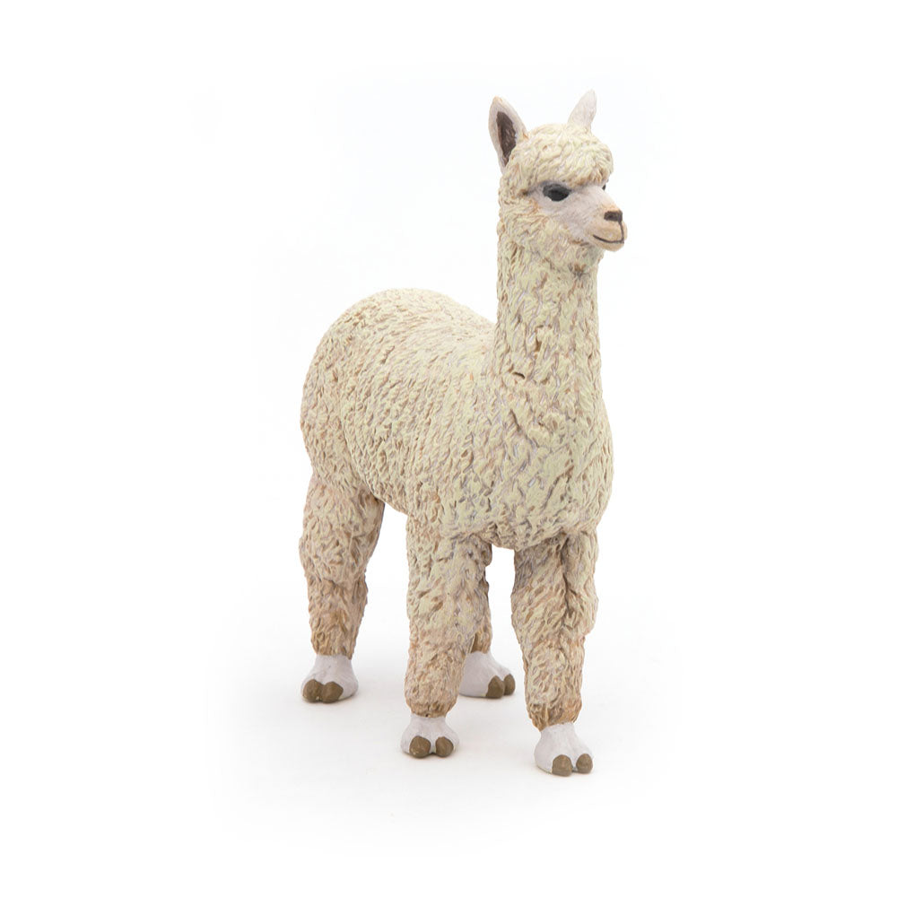 PAPO Wild Animal Kingdom Alpaca Toy Figure, White (50250)