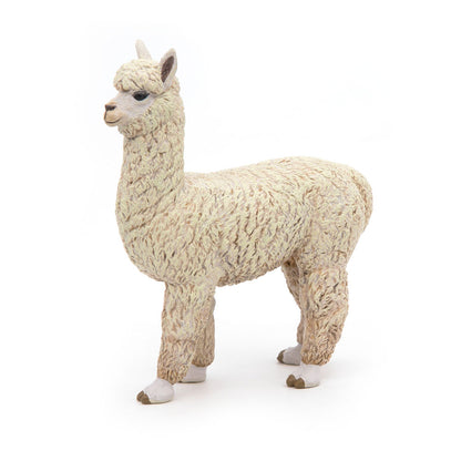 PAPO Wild Animal Kingdom Alpaca Toy Figure, White (50250)