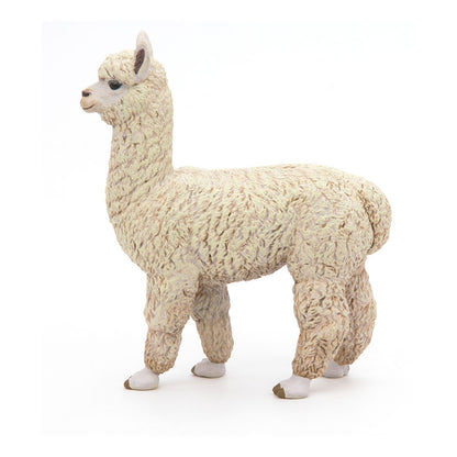 PAPO Wild Animal Kingdom Alpaca Toy Figure, White (50250)