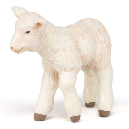 PAPO Farmyard Friends Merinos Lamb Toy Figure, White (51047)