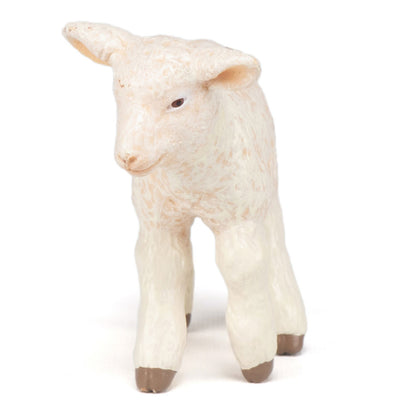 PAPO Farmyard Friends Merinos Lamb Toy Figure, White (51047)